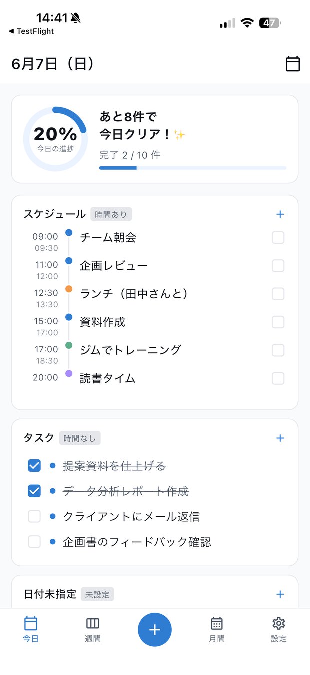 Routick 今日ビュー